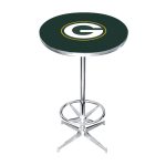 Green Bay Packers NFL Licensed Chrome Pub Table