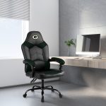 Green Bay Packers Oversized Gaming Office Chair with Storage Pouch