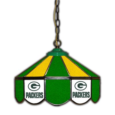 Green Bay Packers Stained Glass 14-in Pub Light