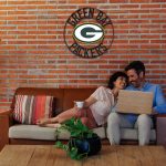 Green Bay Packers Wrought Iron Wall Art 24 inch