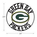 Green Bay Packers Wrought Iron Wall Art 24 inch