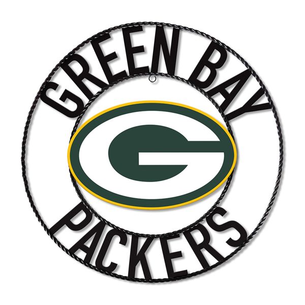Green Bay Packers Wrought Iron Wall Art 24 inch 2
