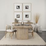 Grier 72.0L x 18.75W x 31.5H Light Brown Solid Wood W/Cane Sideboard