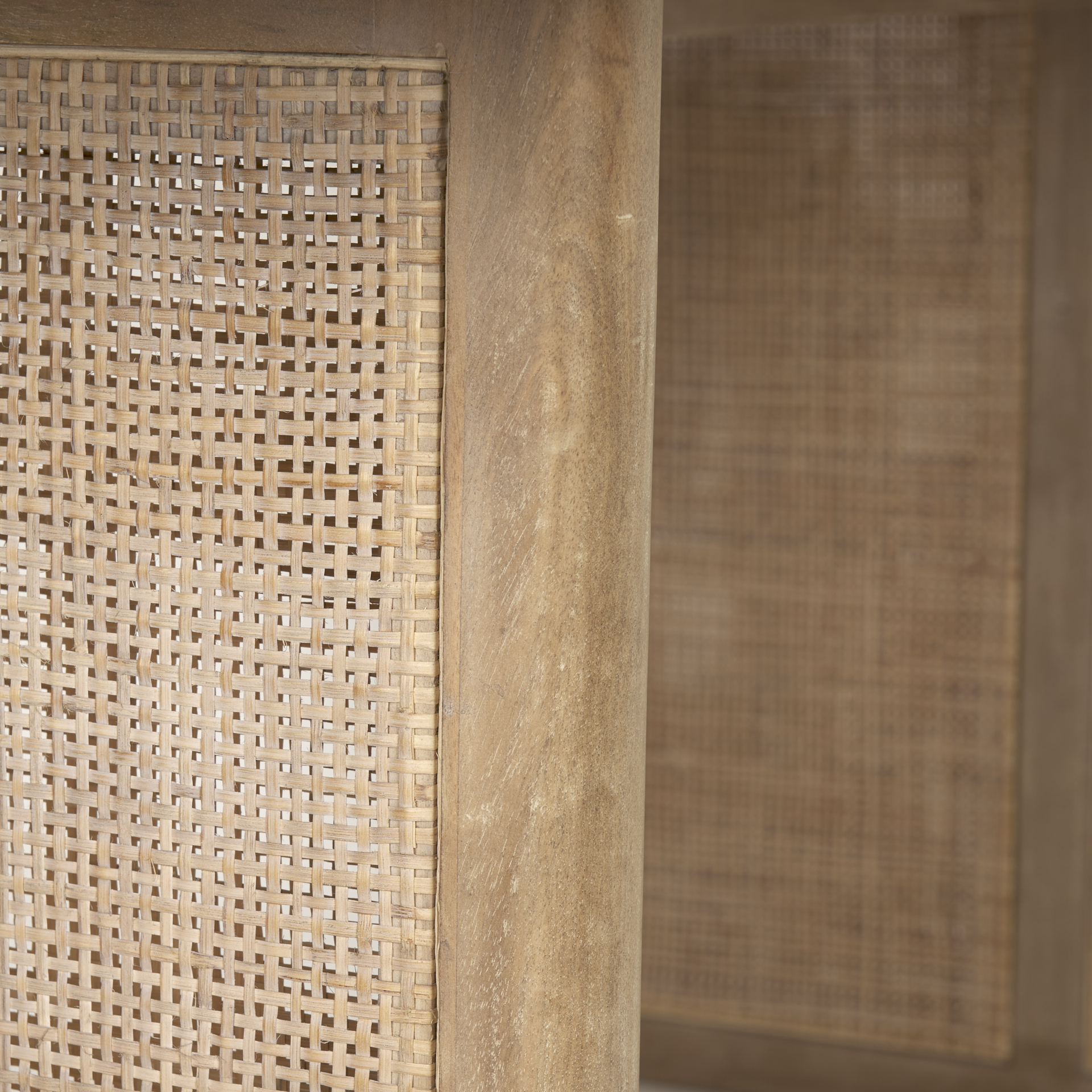 Grier 84L Light Brown Wood w/ Cane Dining Table 9 Grier 84L Light Brown Wood w/ Cane Dining Table - Image 9