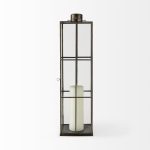Grimwig (Large) 8L x 8W x 31H LANTERN W/SHEET BASE WITHOUT BEVEL