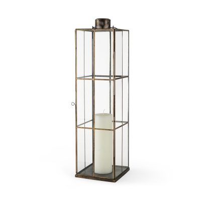 Grimwig (Large) 8L x 8W x 31H LANTERN W/SHEET BASE WITHOUT BEVEL
