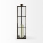 Grimwig (Large) 8L x 8W x 31H LANTERN W/SHEET BASE WITHOUT BEVEL