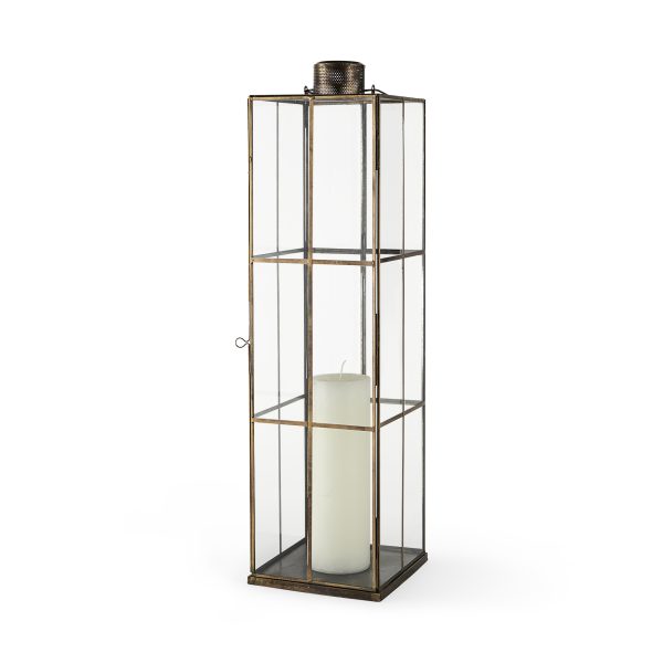Grimwig Large 8L x 8W x 31H LANTERN WSHEET BASE WITHOUT BEVEL