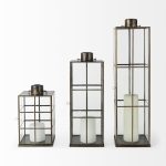 Grimwig (Large) 8L x 8W x 31H LANTERN W/SHEET BASE WITHOUT BEVEL