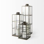 Grimwig (Large) 8L x 8W x 31H LANTERN W/SHEET BASE WITHOUT BEVEL