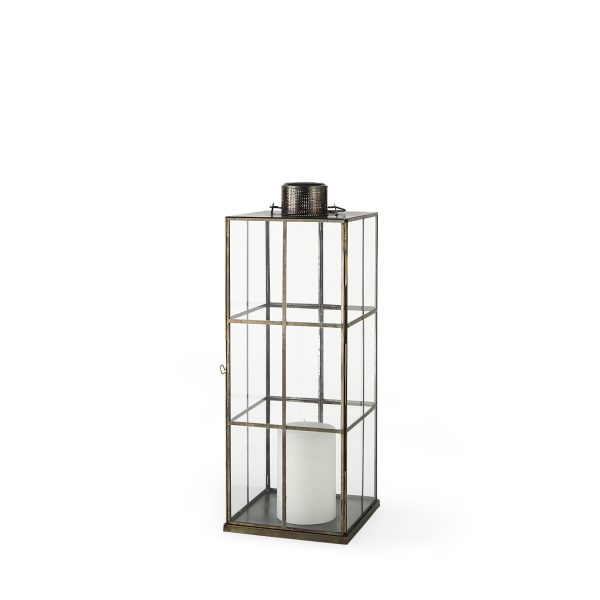 Grimwig Medium 8L x 8W x 23H LANTERN WSHEET BASE WITHOUT BEVEL
