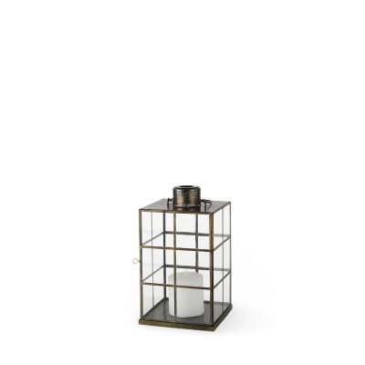 Grimwig (Small) 8L x 8W x 15H LANTERN W/SHEET BASE WITHOUT BEVEL