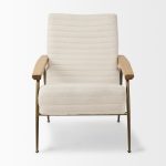 Grosjean Cream Boucle Accent Chair