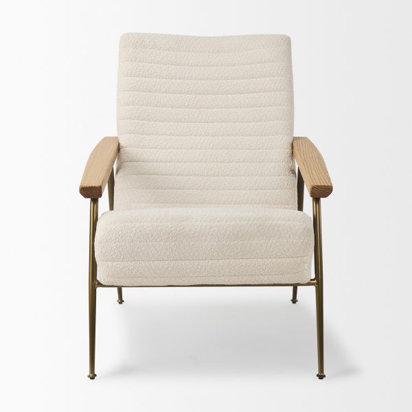Grosjean Cream Boucle Accent Chair 1