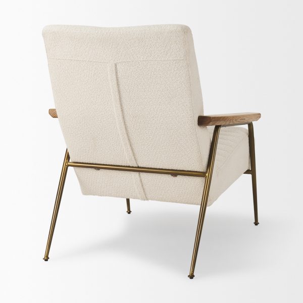 Grosjean Cream Boucle Accent Chair 4