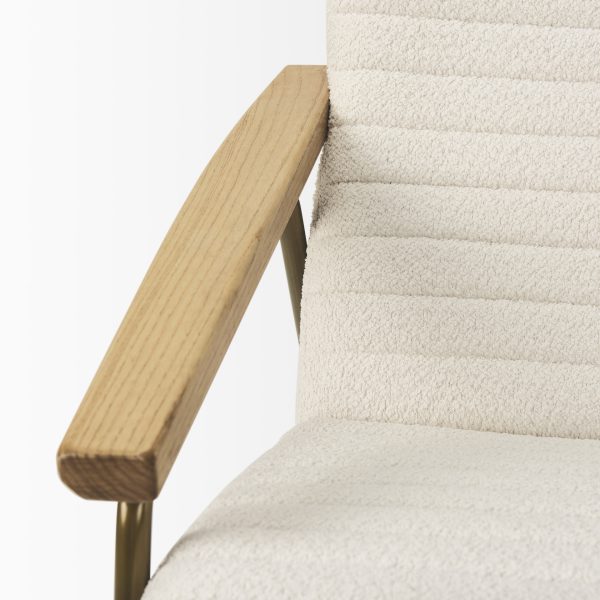 Grosjean Cream Boucle Accent Chair 7