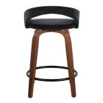 Grotto 24-Inch Black Velvet Contemporary Swivel Counter Stools (Set of 2) 17 Grotto 24-Inch Black Velvet Contemporary Swivel Counter Stools (Set of 2)