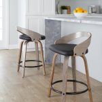 Grotto 24-Inch Light Grey Contemporary Swivel Counter Stool (Set of 2) 13 Grotto 24-Inch Light Grey Contemporary Swivel Counter Stool (Set of 2)