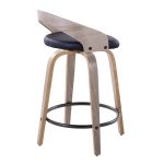 Grotto 24-Inch Light Grey Contemporary Swivel Counter Stool (Set of 2) 20 Grotto 24-Inch Light Grey Contemporary Swivel Counter Stool (Set of 2)