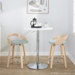 Grotto 24 Light Green Contemporary Swivel Counter Stools (Set of 2) 15 Grotto 24 Light Green Contemporary Swivel Counter Stools (Set of 2)