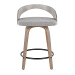 Grotto 24 Light Grey Swivel Counter Stools (Set of 2) 17 Grotto 24 Light Grey Swivel Counter Stools (Set of 2)