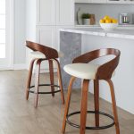 Grotto 24 Mid-Century Modern Cream Swivel Counter Stool (Set of 2) 13 Grotto 24 Mid-Century Modern Cream Swivel Counter Stool (Set of 2)