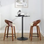 Grotto 24 Mid-Century Modern Cream Swivel Counter Stool (Set of 2) 15 Grotto 24 Mid-Century Modern Cream Swivel Counter Stool (Set of 2)