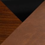 Grotto 24" Walnut Contemporary Camel Swivel Counter Stools (Set of 2) 20 Grotto 24" Walnut Contemporary Camel Swivel Counter Stools (Set of 2)