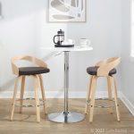 Grotto 26 Contemporary Brown Faux Leather Swivel Counter Stools (Set of 2) 15 Grotto 26 Contemporary Brown Faux Leather Swivel Counter Stools (Set of 2)