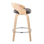 Grotto 26 Contemporary Brown Faux Leather Swivel Counter Stools (Set of 2) 18 Grotto 26 Contemporary Brown Faux Leather Swivel Counter Stools (Set of 2)