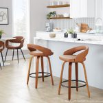 Grotto 26-Inch Contemporary Camel Swivel Counter Stools (Set of 2) 11 Grotto 26-Inch Contemporary Camel Swivel Counter Stools (Set of 2)