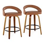 Grotto 26-Inch Contemporary Camel Swivel Counter Stools (Set of 2) 13 Grotto 26-Inch Contemporary Camel Swivel Counter Stools (Set of 2)