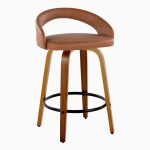 Grotto 26-Inch Contemporary Camel Swivel Counter Stools (Set of 2) 14 Grotto 26-Inch Contemporary Camel Swivel Counter Stools (Set of 2)