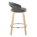 Grotto 26-Inch Contemporary Grey Swivel Counter Stools (Set of 2) 15 Grotto 26-Inch Contemporary Grey Swivel Counter Stools (Set of 2)