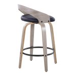 Grotto 26-Inch Contemporary Light Grey Swivel Counter Stools (Set of 2) 19 Grotto 26-Inch Contemporary Light Grey Swivel Counter Stools (Set of 2)