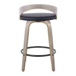 Grotto 26-Inch Contemporary Light Grey Swivel Counter Stools (Set of 2) 20 Grotto 26-Inch Contemporary Light Grey Swivel Counter Stools (Set of 2)