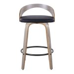 Grotto 26-Inch Contemporary Light Grey Swivel Counter Stools (Set of 2) 21 Grotto 26-Inch Contemporary Light Grey Swivel Counter Stools (Set of 2)