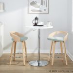 Grotto 26-Inch Light Green Contemporary Swivel Counter Stools (Set of 2) 15 Grotto 26-Inch Light Green Contemporary Swivel Counter Stools (Set of 2)