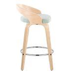 Grotto 26-Inch Light Green Contemporary Swivel Counter Stools (Set of 2) 18 Grotto 26-Inch Light Green Contemporary Swivel Counter Stools (Set of 2)