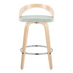 Grotto 26-Inch Light Green Contemporary Swivel Counter Stools (Set of 2) 21 Grotto 26-Inch Light Green Contemporary Swivel Counter Stools (Set of 2)
