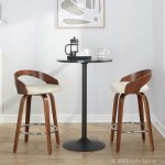 Grotto 26-Inch Mid-Century Modern Cream Swivel Counter Stools (Set of 2) 14 Grotto 26-Inch Mid-Century Modern Cream Swivel Counter Stools (Set of 2)