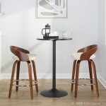 Grotto 26-Inch Mid-Century Modern Cream Swivel Counter Stools (Set of 2) 15 Grotto 26-Inch Mid-Century Modern Cream Swivel Counter Stools (Set of 2)