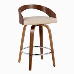 Grotto 26-Inch Mid-Century Modern Cream Swivel Counter Stools (Set of 2) 17 Grotto 26-Inch Mid-Century Modern Cream Swivel Counter Stools (Set of 2)