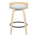 Grotto 26 Mid-Century Green Swivel Counter Stool (Set of 2) 17 Grotto 26 Mid-Century Green Swivel Counter Stool (Set of 2)