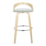 Grotto 30" Contemporary Light Green Swivel Barstools (Set of 2) 22 Grotto 30" Contemporary Light Green Swivel Barstools (Set of 2)