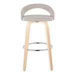 Grotto 30-Inch Contemporary Oat Swivel Barstools (Set of 2) 14 Grotto 30-Inch Contemporary Oat Swivel Barstools (Set of 2)