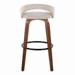 Grotto 30-Inch Contemporary Walnut Swivel Barstools (Set of 2) 13 Grotto 30-Inch Contemporary Walnut Swivel Barstools (Set of 2)