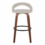 Grotto 30-Inch Contemporary Walnut Swivel Barstools (Set of 2) 14 Grotto 30-Inch Contemporary Walnut Swivel Barstools (Set of 2)
