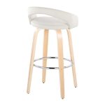 Grotto 30-Inch Contemporary White Velvet Swivel Barstools (Set of 2) 16 Grotto 30-Inch Contemporary White Velvet Swivel Barstools (Set of 2)