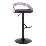Grotto Black Swivel Adjustable Contemporary Barstool Pair (Set of 2) 13 Grotto Black Swivel Adjustable Contemporary Barstool Pair (Set of 2)